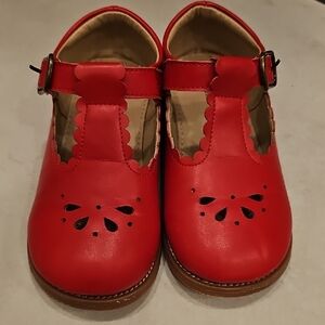 Girls Felix And Flora Red Mary Jane